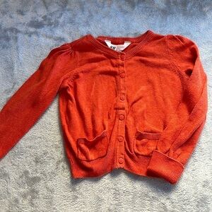 H&M - knit  button down cardigan sweater. Size 2-4 years
